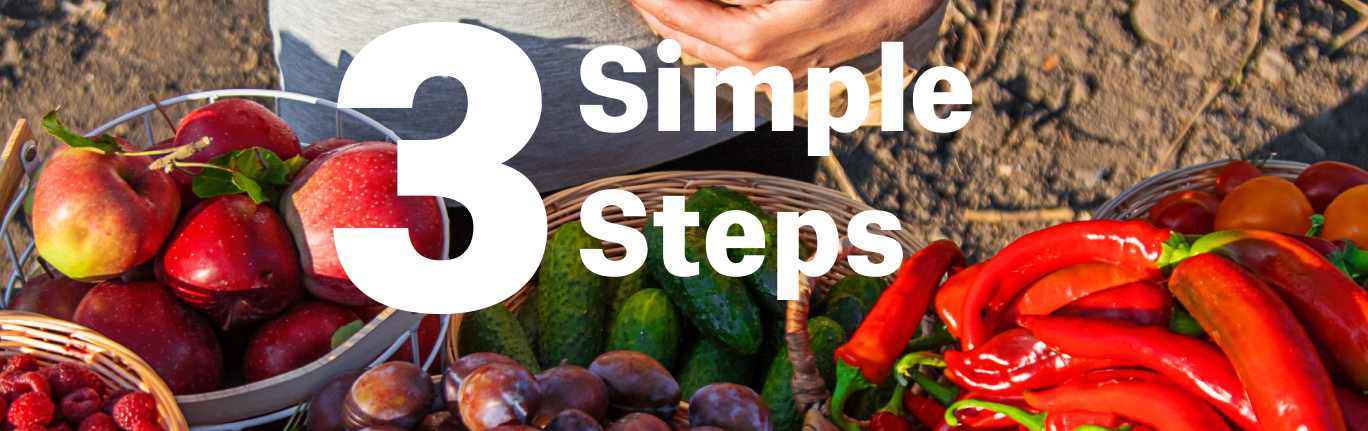 3 simple steps